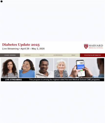 Harvard Medical School Diabetes Update 2025